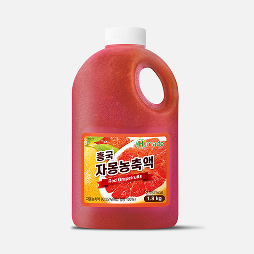 흥국에프앤비 자몽농축액 판매처 비앤씨마켓 카페음료 자몽음료