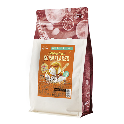 바삭한 식감을 자랑하는 베이킹 토핑용 재료, 카라멜 크런치 콘플레이크