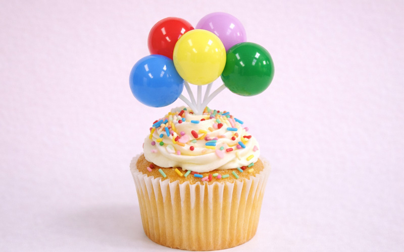 브레드가든에서 판매중인 풍선 모양 케이크 장식용 데코픽