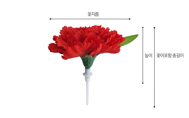 브레드가든에서 판매중인 가정의 달 장식용으로 추천하는 카네이션모양 데코픽
