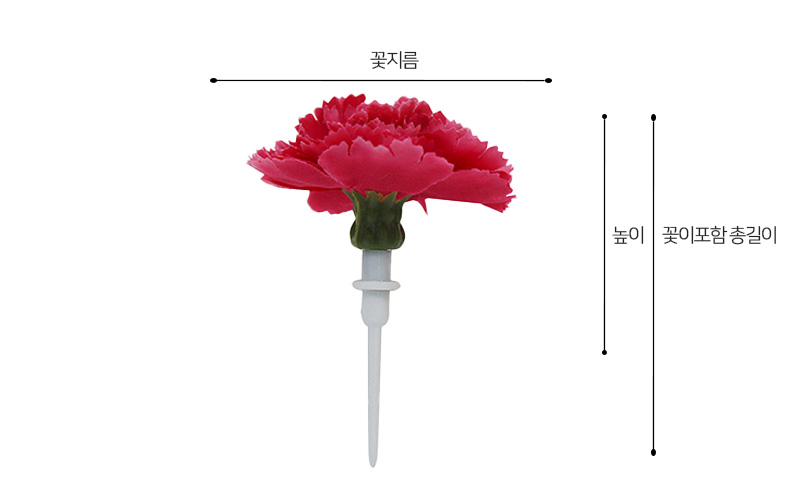 브레드가든에서 판매중인 가정의 달 장식용으로 추천하는 카네이션모양 데코픽