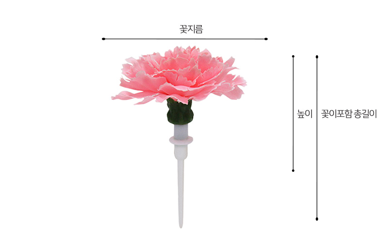 브레드가든에서 판매중인 가정의 달 장식용으로 추천하는 카네이션모양 데코픽