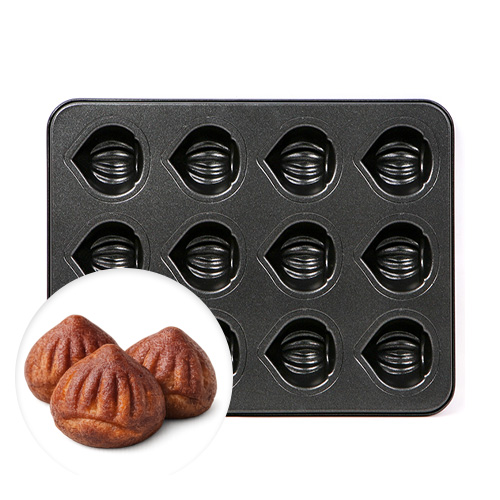 버터떡 만들기 좋은 밤모양틀 12구 비앤씨마켓