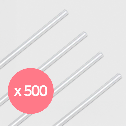 벌크 빨대 21cm 투명 500개 판매처 비앤씨마켓
