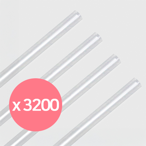 버블티 벌크 빨대 25cm 투명 3200개 판매처 비앤씨마켓